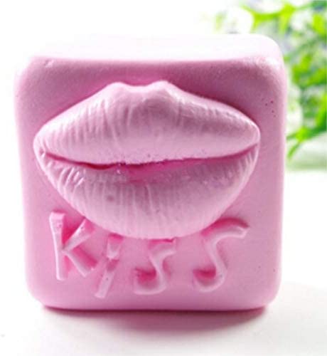 Silicone Molds kiss, Sex red Lips Shape Craft Art Silicone soap molds Resin Molds, 3D Lips Craft Molds DIY Handmade Candle Making Molds - Soap Making Supplies by YSCEN image 2