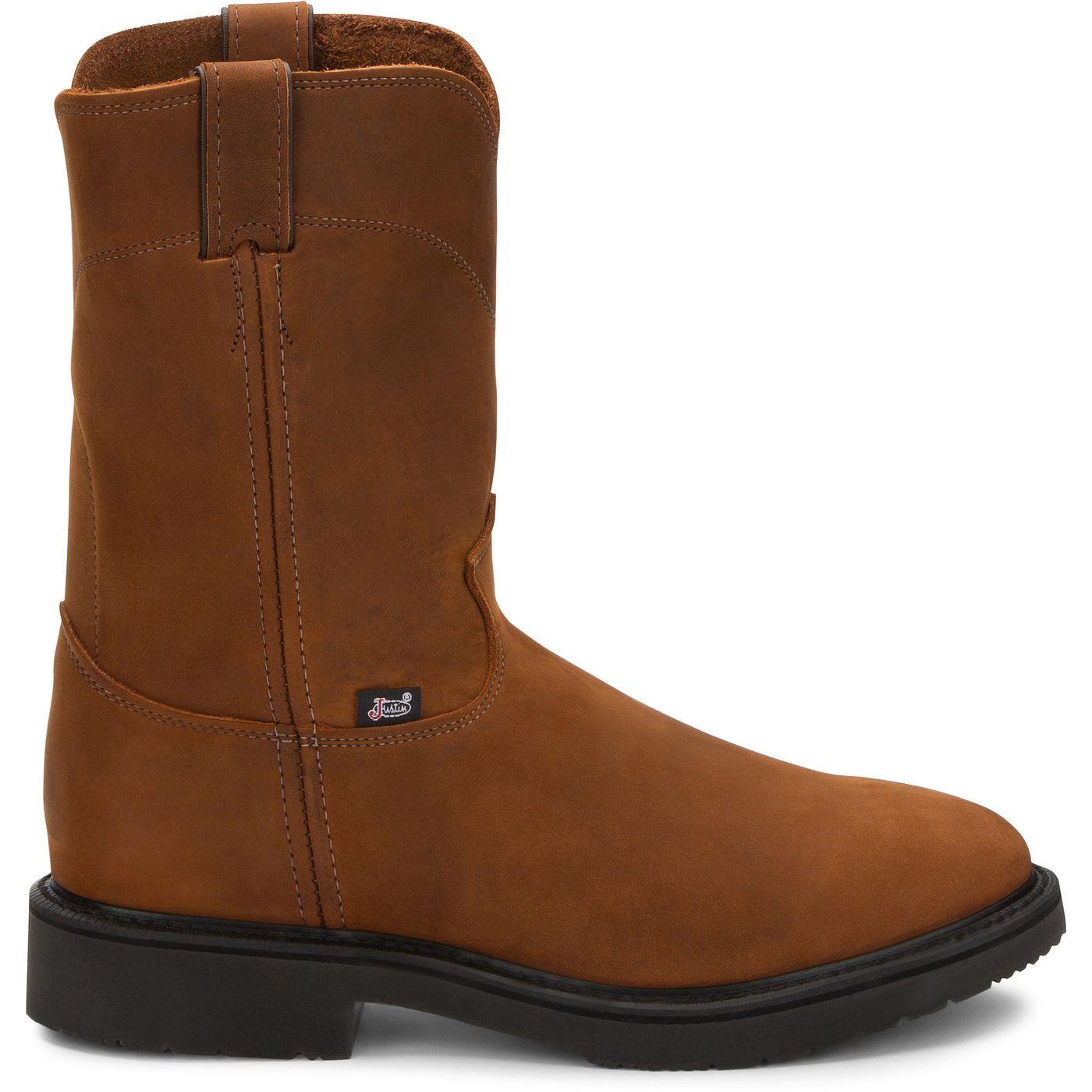 Justin Work Men's Conductor 10" Work Boot - Bark (4760) - View 3