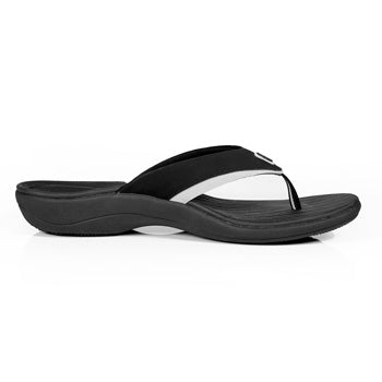 Fusion Men's Orthotic Sandals, Black image 1