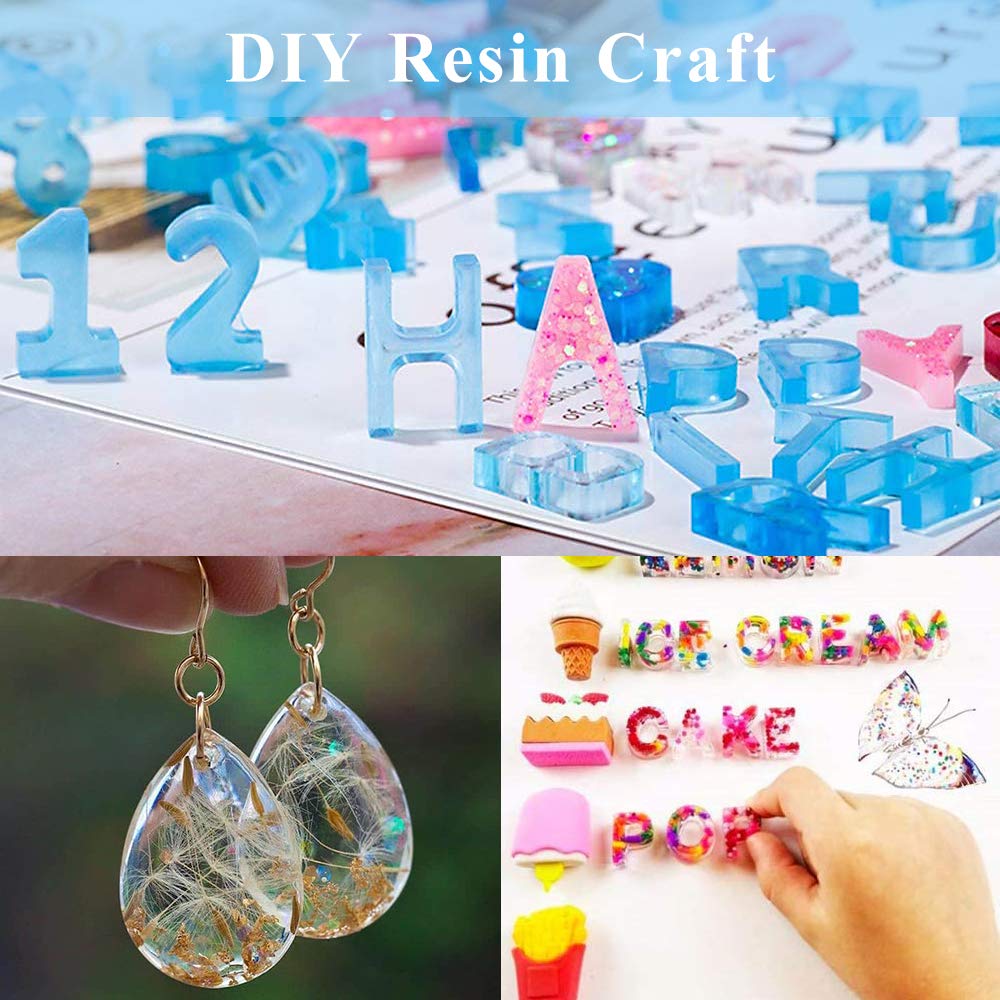 Clear Epoxy Resin Kit 2 Part Art Resin Epoxy Kit 1 Gallon Resin Kit Crystal Jewelry Tabletop Resin with Bonus Cups Sticks Spreaders and Gloves image 4
