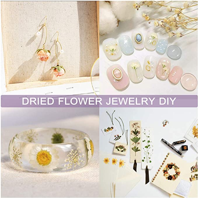 20g/Bag Dried Flowers,100% Natural Dried Flowers Herbs Kit for Soap Making, DIY Candle Making,Bath - Include Rose Petals,Lavender,Don't Forget Me,Lilium,Jasmine,Rosebudsand More(12 Bags) image 6