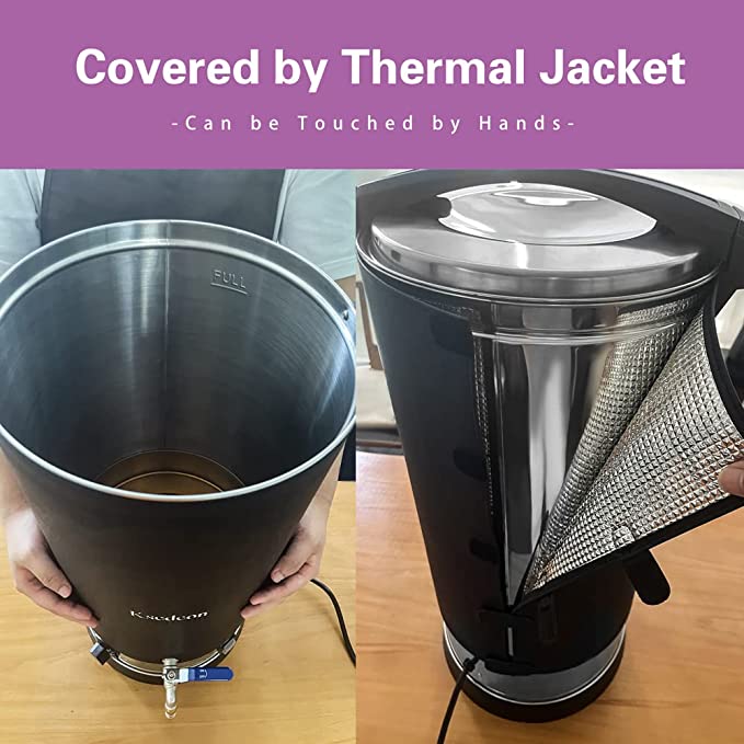 Wax Melter for Candle Making with Thermal Jacket, 20Qts/29.26Lbs Candle Melting Pot, Candle Wax Melting Pot Able to Melt All Kinds of Wax image 1