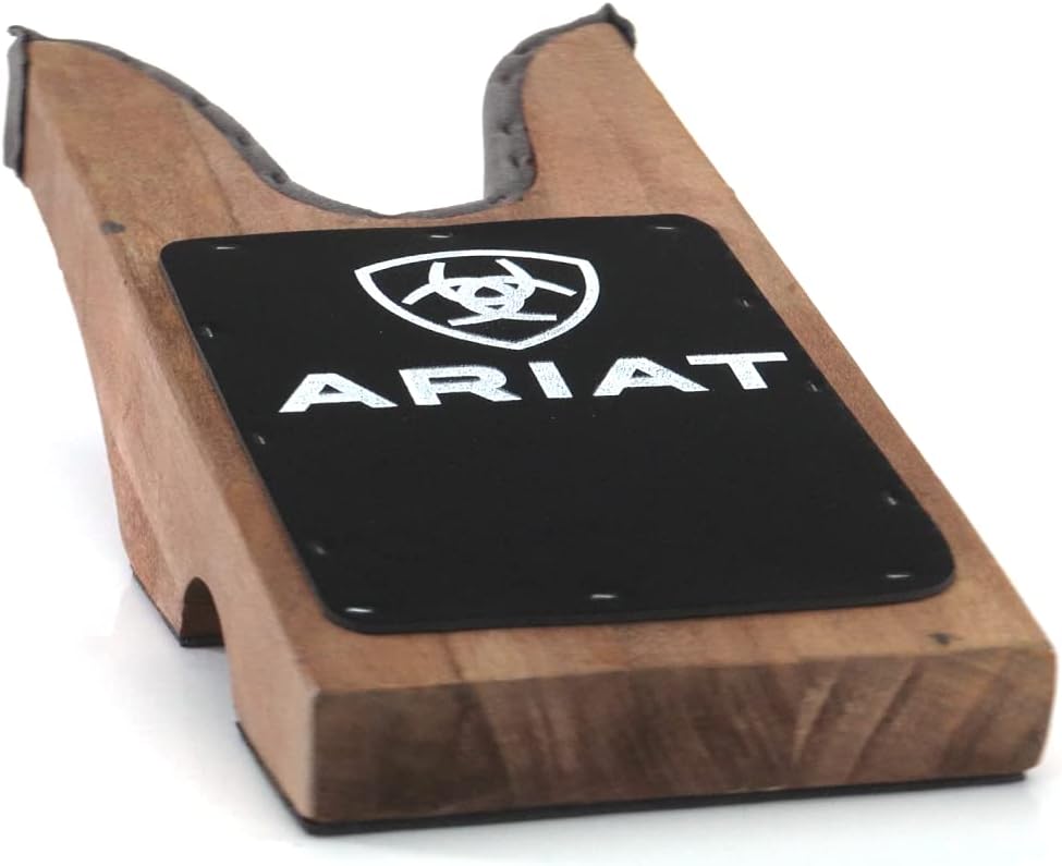 Ariat Stained Wood Boot Jack — Hands-Free Boot Remover