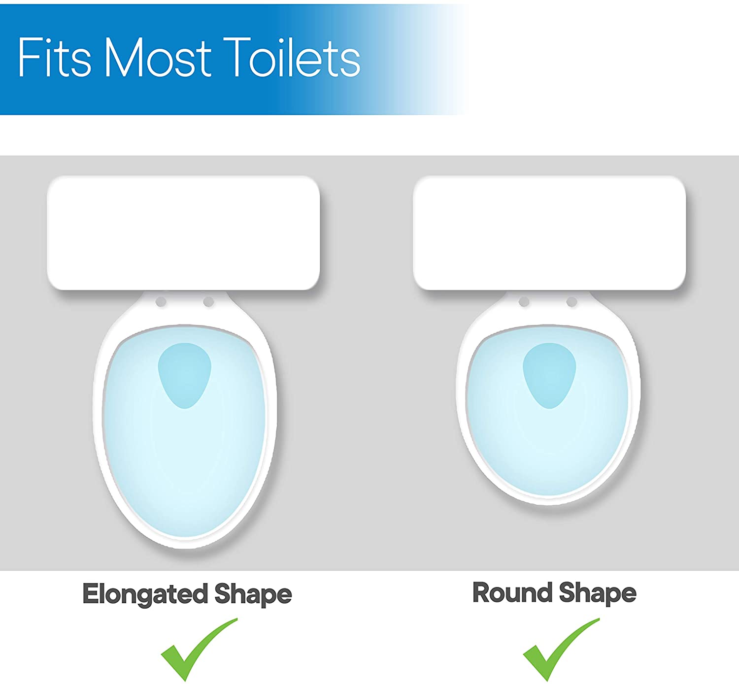RMS Raised Toilet Seat - 5 Inch Elevated Riser with Adjustable Padded Arms - Toilet Safety Seat for Elongated or Standard Commode image 5