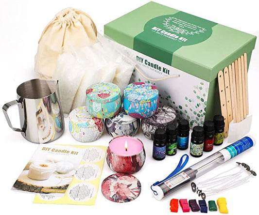 DIY Candle Making Kit for Beginners Kids Adults, Christmas Gifts, Luxury Beewax Candle Making Kit Supplies Craft Kits for Makeing Your Own Christmas Candles image 0