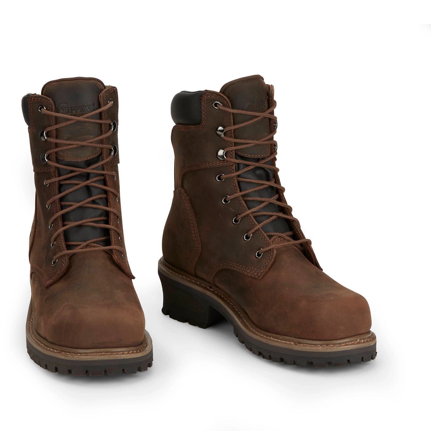 Chippewa Women's Hador 8" Steel Toe Insulated - Tough Bark (55025) - Front View