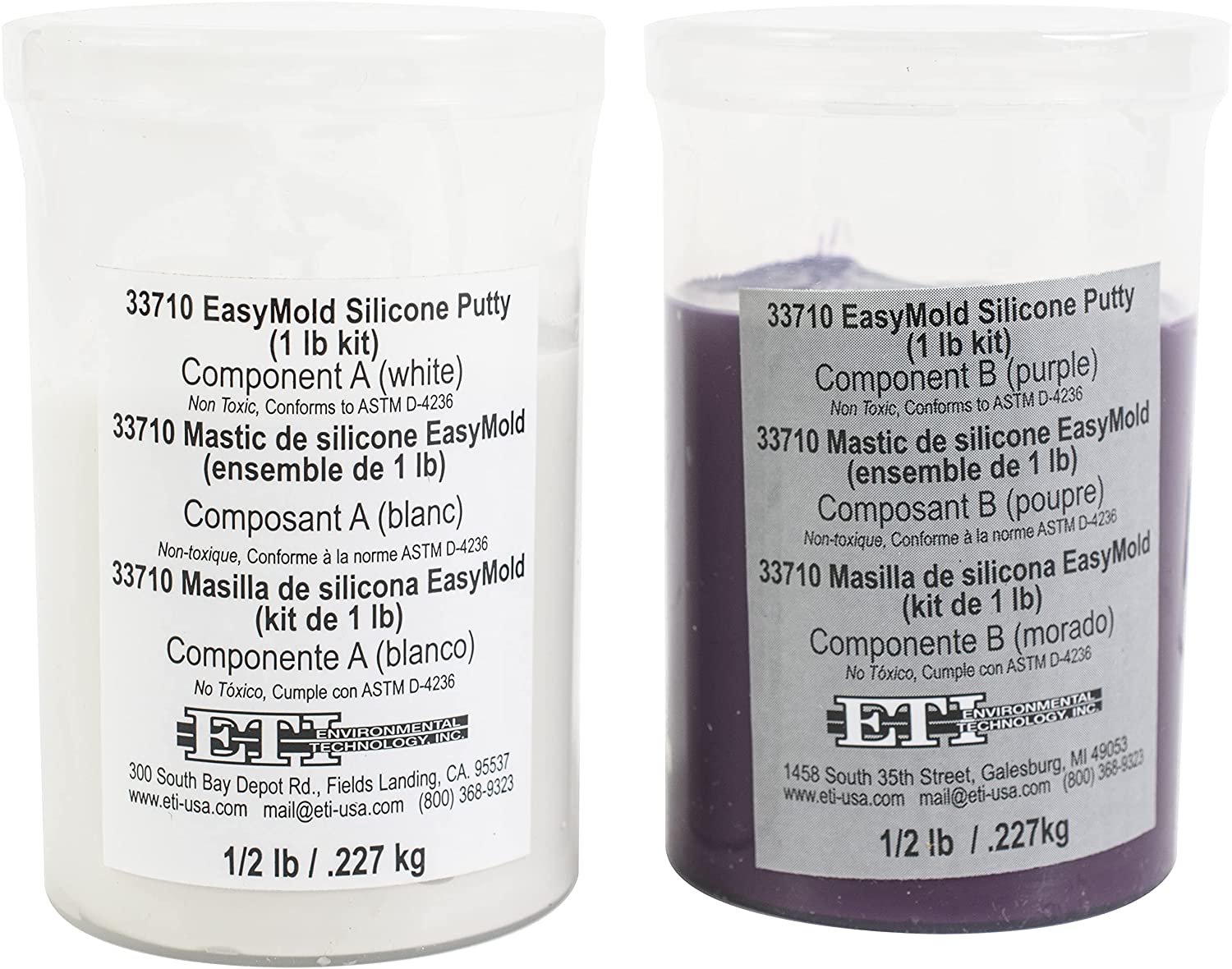 Environmental Technology 33710 1-Pound Kit Casting' Craft Easymold Silicone Putty image 1