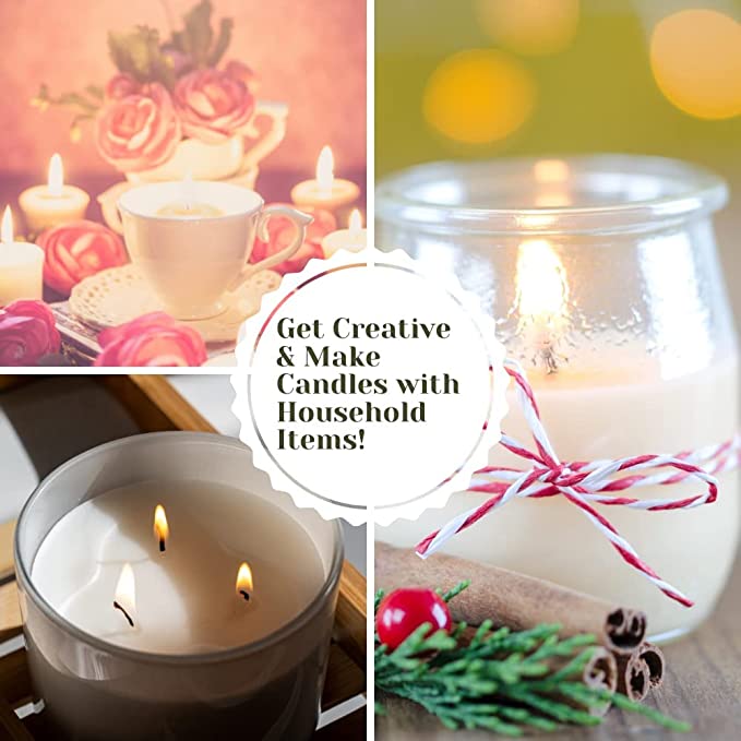Candle Making Kit - Soy Wax Candle Making Set - Storage Box with Glass Jars &amp; Complete Candle Making Supplies - DIY Craft Kits for Adults - Arts and Crafts - Perfect Gift for Any Occasion image 5