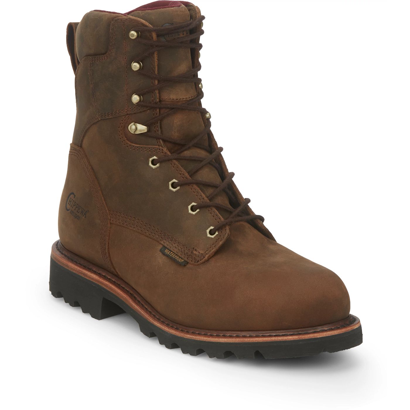 Chippewa Men's Super DNA 8" Waterproof Steel Toe Insulated - Tan (59330) - View 2