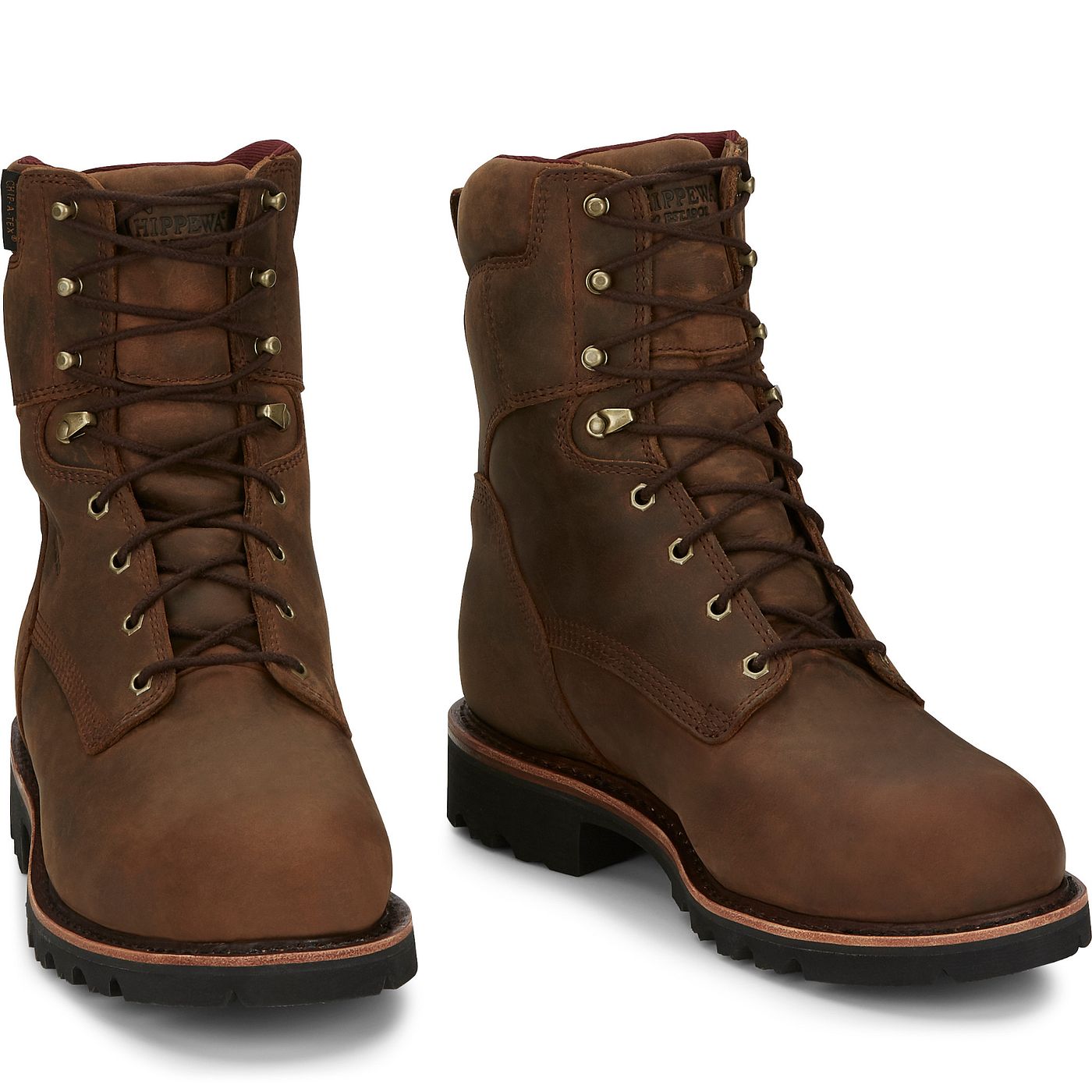Chippewa Men's Super DNA 8" Waterproof Steel Toe Insulated - Tan (59330) - Front View