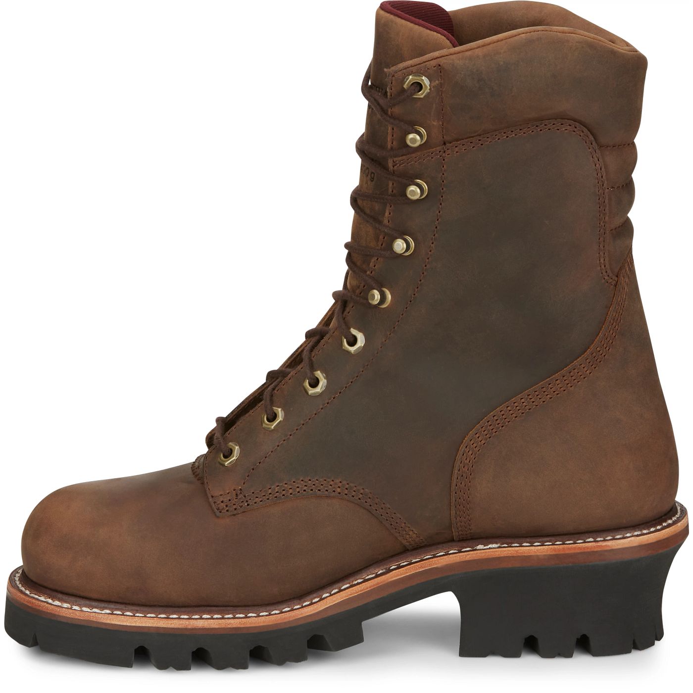 Chippewa Men's Super DNA 9" Waterproof Insulated Steel Toe Logger - Tan (59405) - View 8