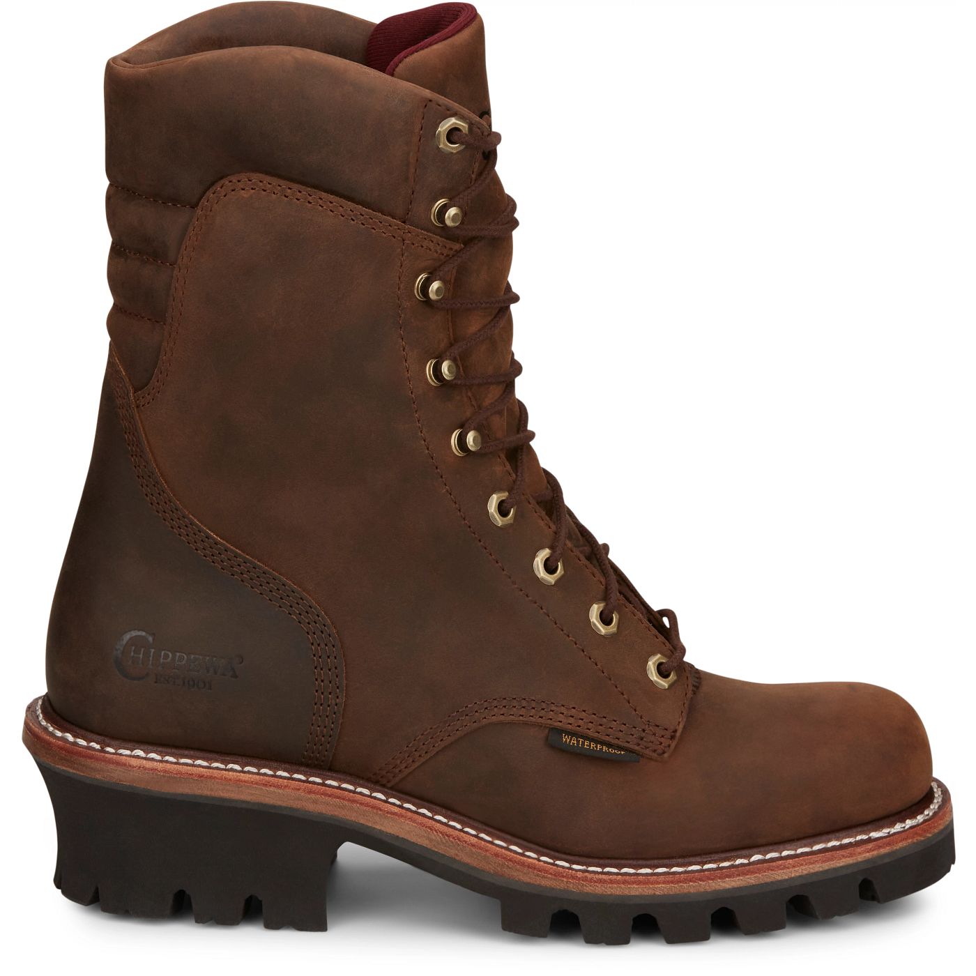 Chippewa Men's Super DNA 9" Waterproof Logger - Tan (59406) - View 3
