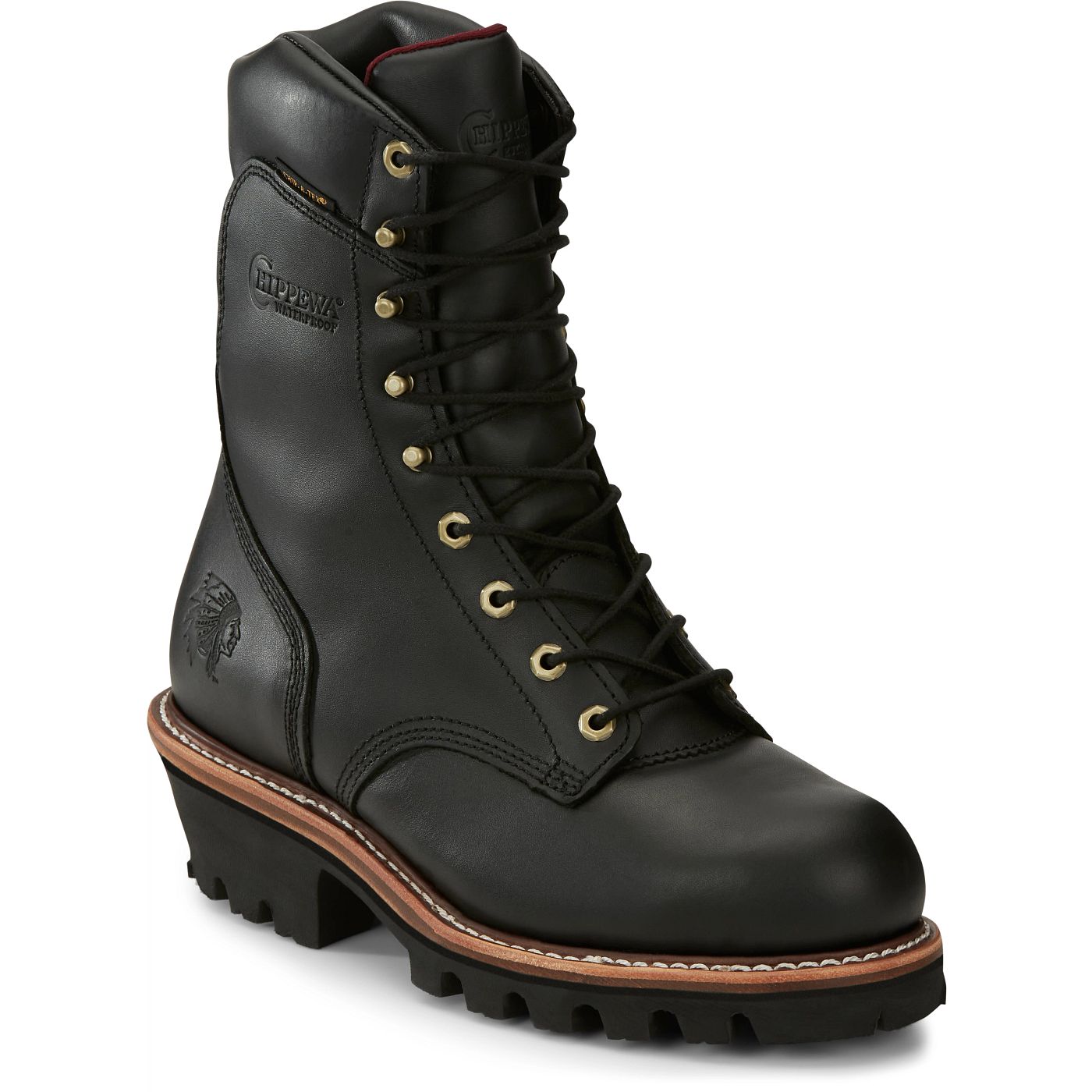 Chippewa Men's Super DNA 9" Waterproof Insulated Steel Toe Logger - Black (59410) - View 2