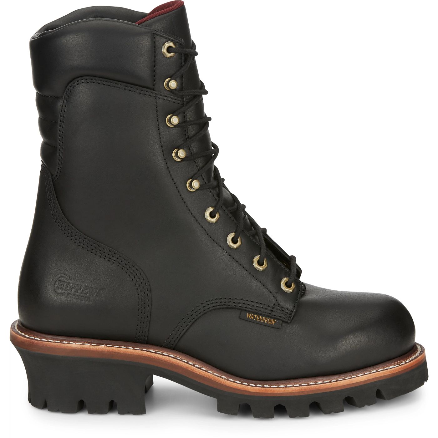 Chippewa Men's Super DNA 9" Waterproof Insulated Steel Toe Logger - Black (59410) - View 3