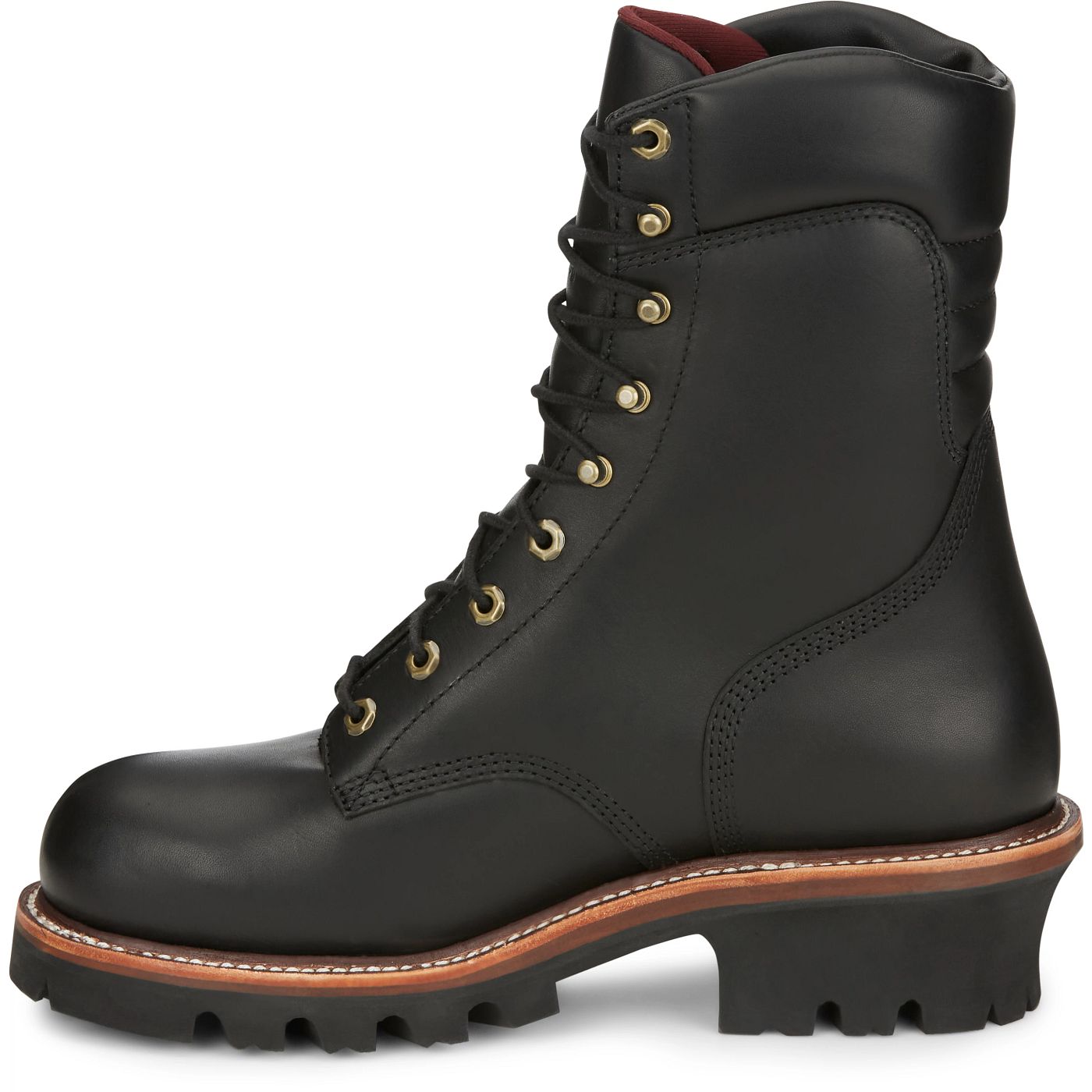 Chippewa Men's Super DNA 9" Waterproof Insulated Steel Toe Logger - Black (59410) - View 8