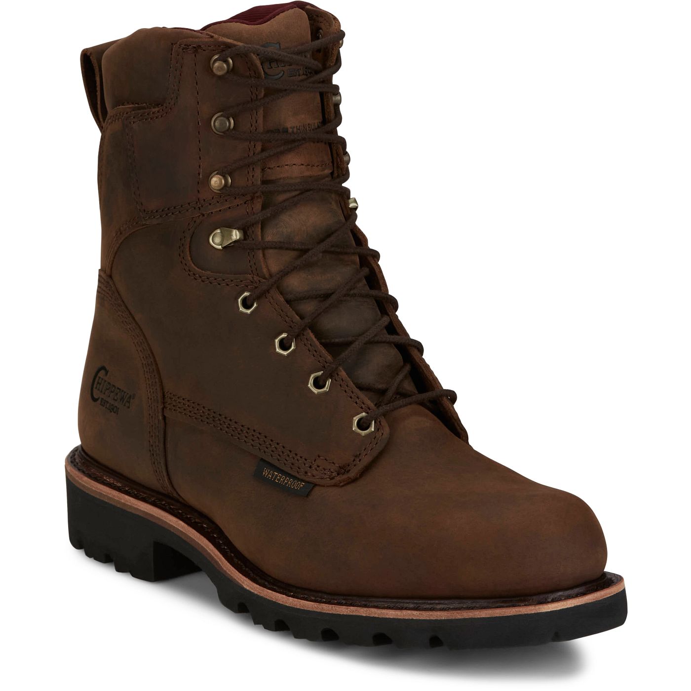 Chippewa Men's Super DNA 8" Waterproof Insulated - Tan (59416) - View 2