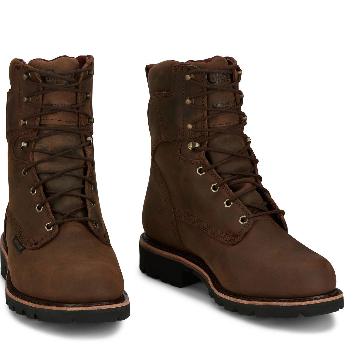 Chippewa Men's Super DNA 8" Waterproof Insulated - Tan (59416) - Front View
