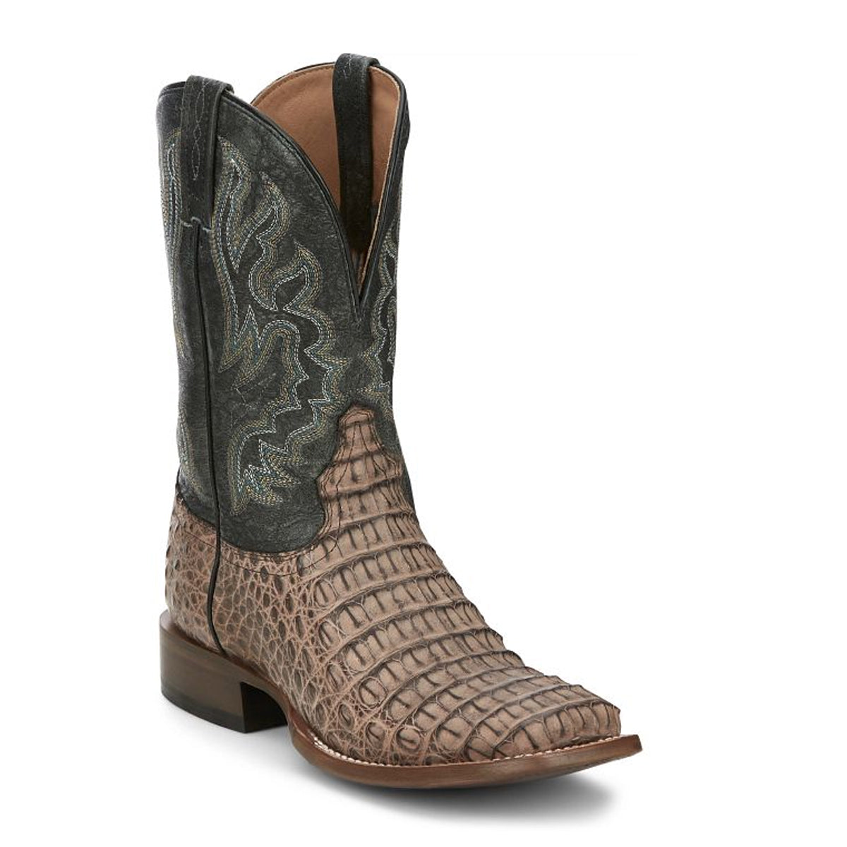 Tony Lamas Boots Footwear Western Marfa 11" Caiman Color Brown image 1