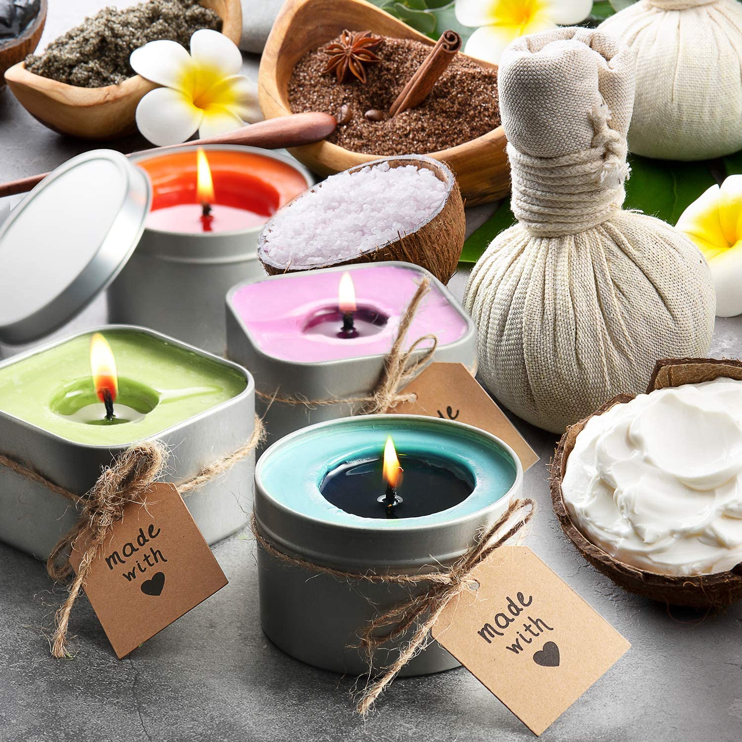 Hearth &amp; Harbor DIY Candle Making Kit for Adults and Kids, Candle Making Supplies, 12 Lbs. Soy Candle Wax Flakes, Complete Soy Candle Kit Making, Premium Candle Making Set image 5