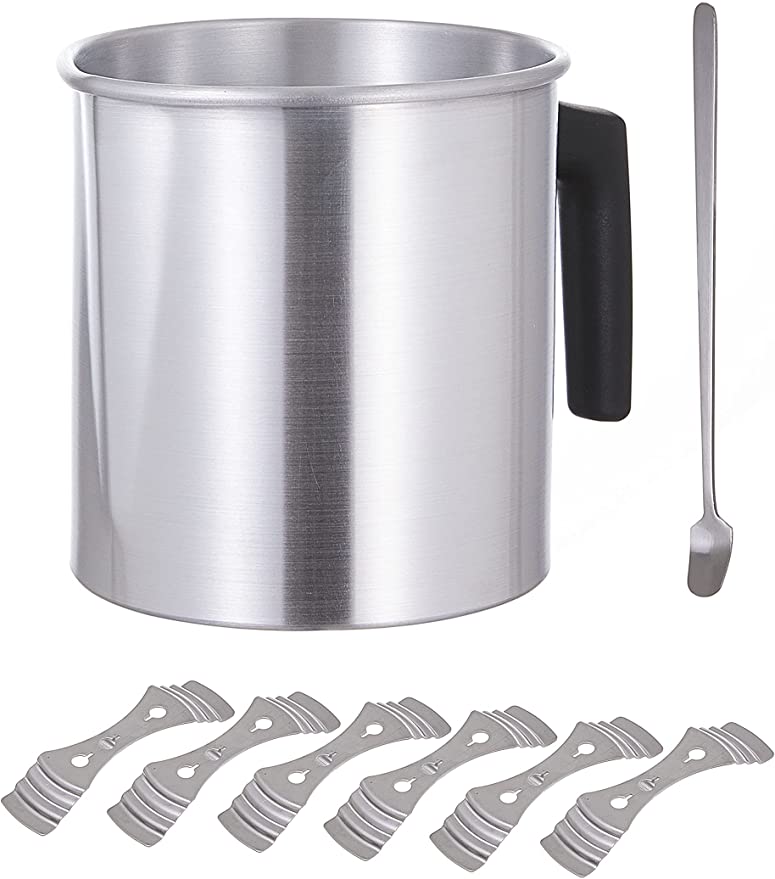 olorvela Candle Making Kit, Candle Pouring Pot kit, Candle Wax Melting Pot - Perfect for Candle &amp; Soap Making or DIY Craft Pouring Pitcher Pot image 0