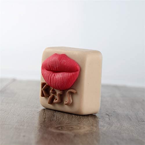 Silicone Molds kiss, Sex red Lips Shape Craft Art Silicone soap molds Resin Molds, 3D Lips Craft Molds DIY Handmade Candle Making Molds - Soap Making Supplies by YSCEN image 5