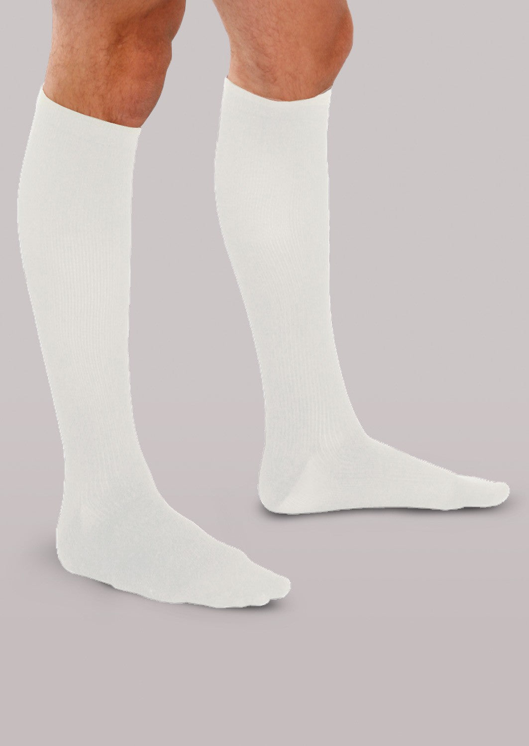Men's Firm Support Ribbed Dress Socks image 1