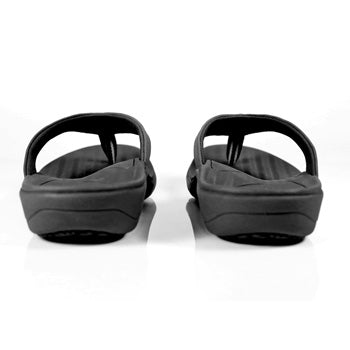 Fusion Men's Orthotic Sandals, Black image 2
