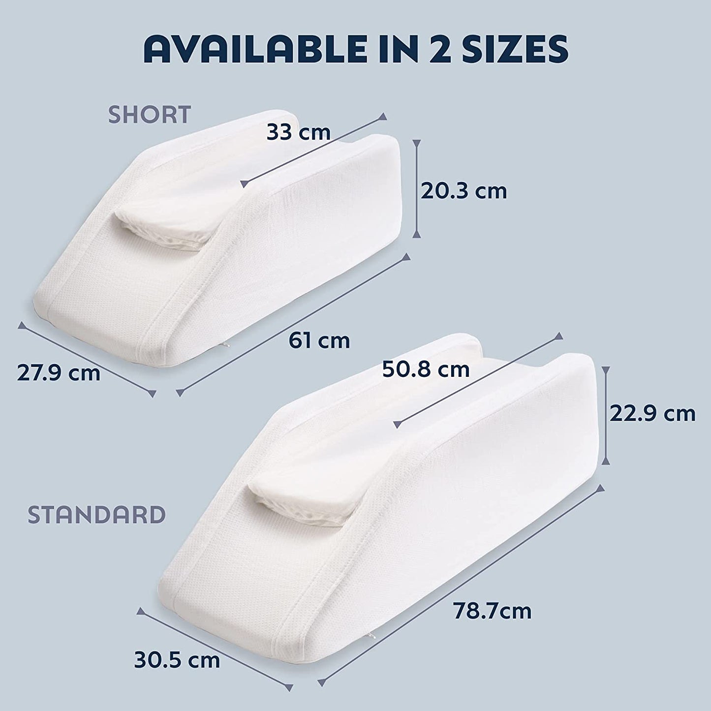 PureComfort - Adjustable Leg, Knee, Ankle Support and Elevation Pillow | Surgery | Injury | Rest | (Standard) image 3