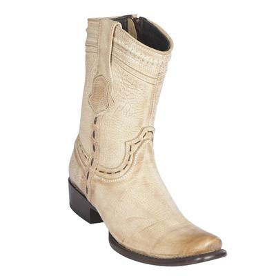 MEN'S KING EXOTIC LEATHER BOOTS DUBAI TOE HANDCRAFTED HONEY (479B3651) image 0
