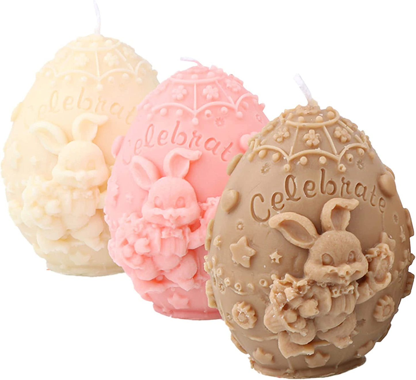 Rabbit Egg Soap Mold Handmade Soap Silicone Mold Soap Mold Candle Mold Ice Sculpture Mold Bird Soap Mold Aroma Plaster Mold image 1