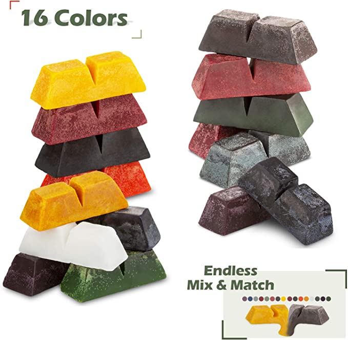 Etienne Alair Candle Making Kit - DIY Scented Candles Kit for Soy Candle Making, Set Includes: 2Lb Wax, 16 Color Wax Dye, 4 Fragrance Oils, and 4 Tins image 3