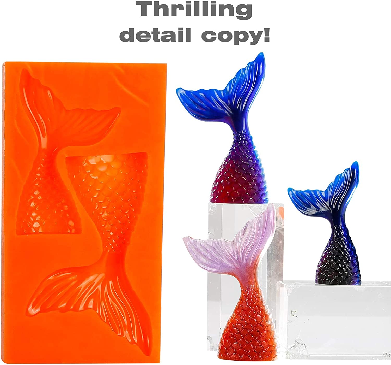 BBDINO Silicone Mold Making Kit, Non-Toxic Mold Making Silicone Rubber N.W 2.2 lb, Platinum Liquid Silicone Mold Making Rubber, Ideal for Resin/Soap/Wax/Chocolate Molds Casting Silicone Molds DIY image 2