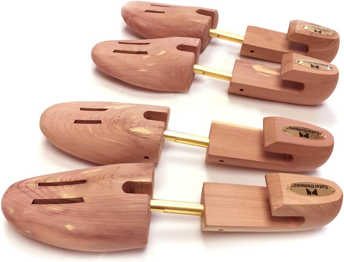 Cedar Elements Cedar Shoe Trees — 2-Pack Aromatic Wood Shapers