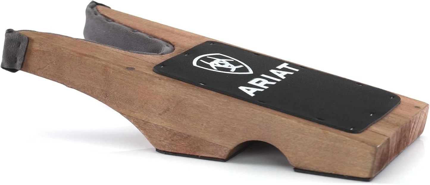 Ariat Stained Wood Boot Jack — Hands-Free Boot Remover