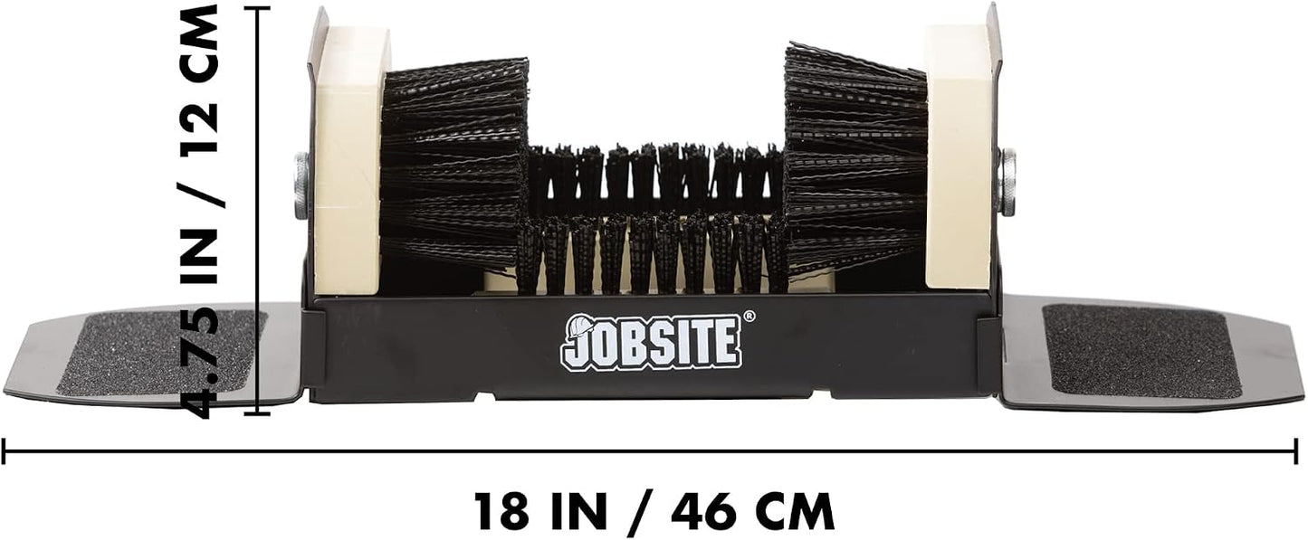 JobSite Boot Scrubber — Outdoor Shoe Scraper Cleaner Brush (Extra Wide)