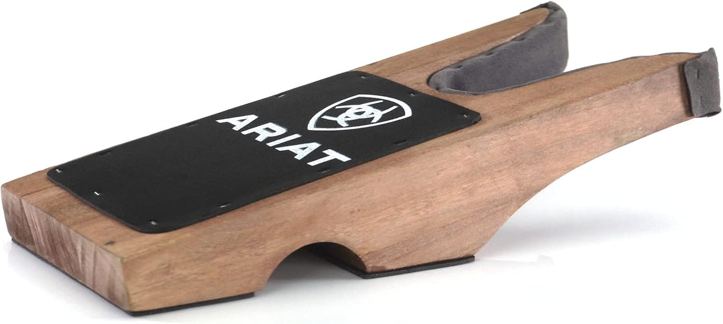 Ariat Stained Wood Boot Jack — Hands-Free Boot Remover