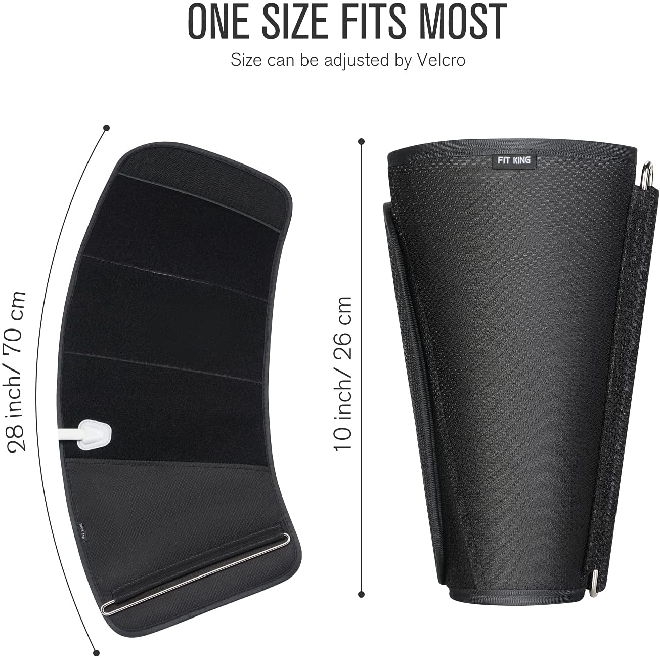 FIT KING Leg Massager for Circulation and Muscle Relaxation, Air Compression Calf Massager for Edema and RLS with 2 Modes 3 Intensities FT-008A image 5