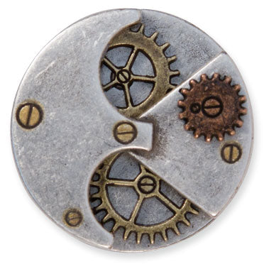 Tandy Leather Time Piece Gear Concho #71509-02 image 0