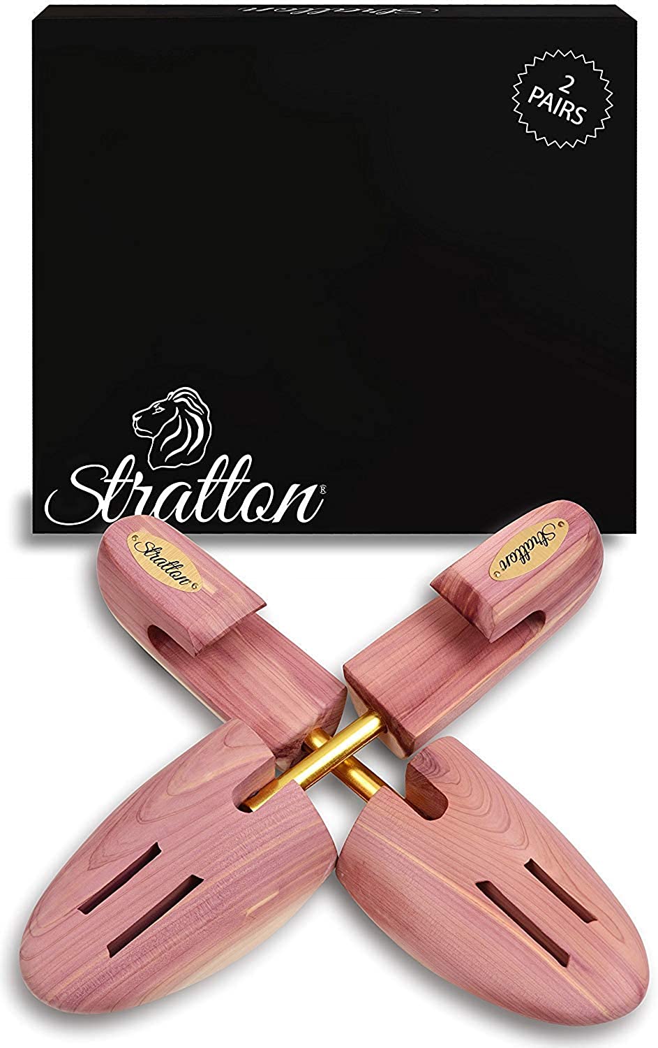 STRATTON CEDAR SHOE TREE VALUE-PACK FOR MEN | GROWN IN USA | GREAT GIFT FOR MEN image 1