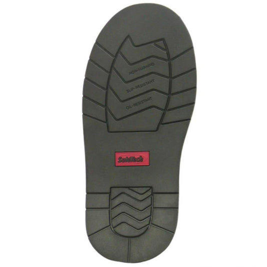 Soletech '8I ORTHOSOLE ' Black Fullsole Rubber Replacement Shoe Repair image 0