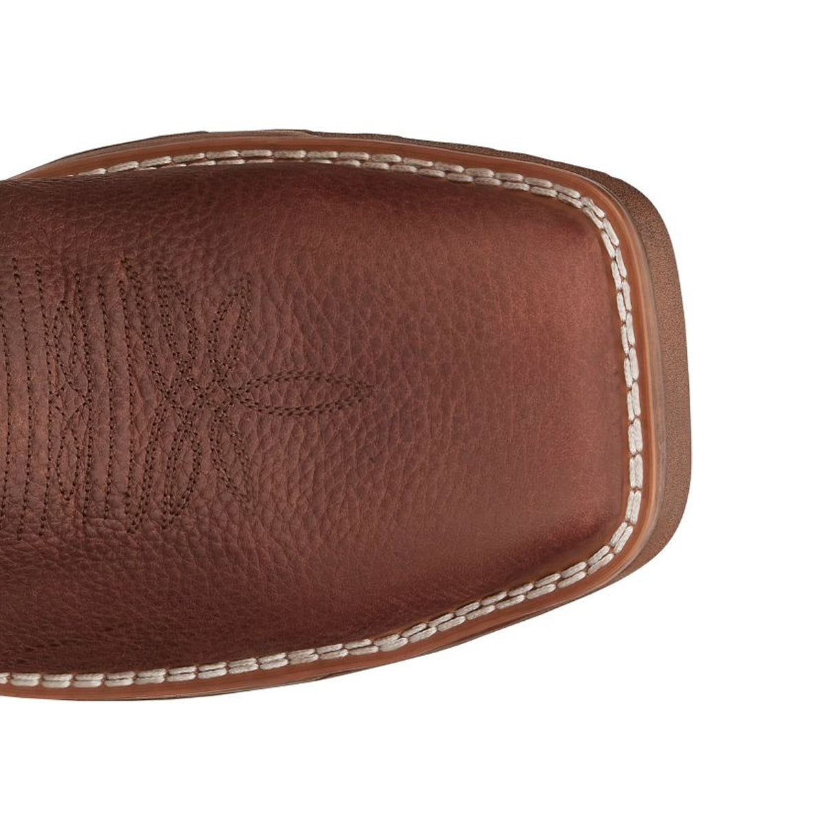 Tony Lamas Men's Footwear Work Force 11" Wide Square Composite Toe Waterproof Work Boot Color Dark  Brown image 3