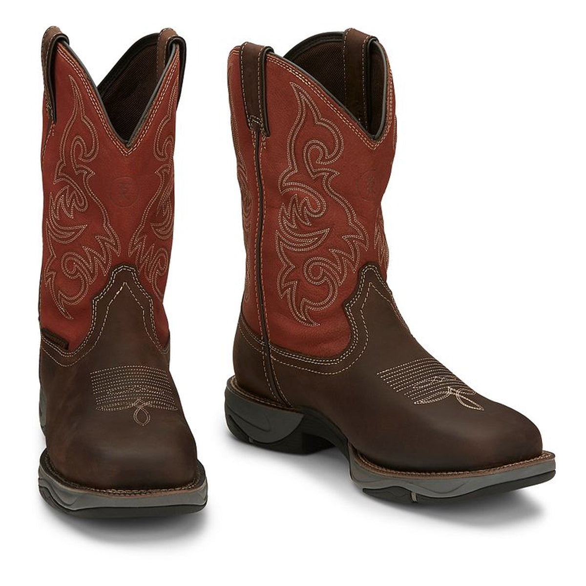 Tony Lamas Men's Footwear Work Junction 11" Waterproof Steel Toe Work Boot Color Chocolate Brown image 0