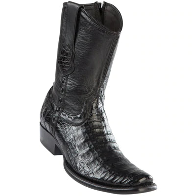 WILD WEST BOOTS #279B8205 MEN'S | COLOR BLACK | MEN'S WILD WEST CAIMAN BELLY BOOTS DUBAI TOE HANDCRAFTED image 0