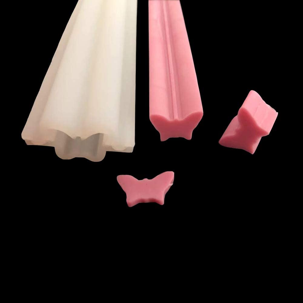 EchoDone Butterfly Tube Column Silicone Soap Candle Mold Embed Soap Making Supplies Silicone Mold for Soap image 4