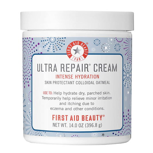 First Aid Beauty Ultra Repair Cream Intense Hydration Moisturizer for Face and Body, 14 oz image 0