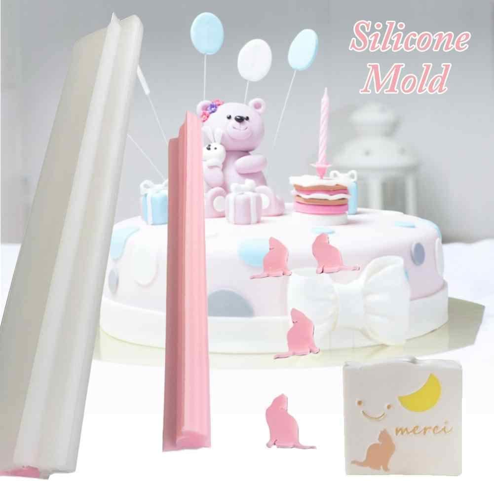 Cat Shaped Long Tube Silicone Soap Mold Kitten Kitty Column Chocolate Candy Mold Handmade Candle Mold Embed Soap Making Supplies image 5