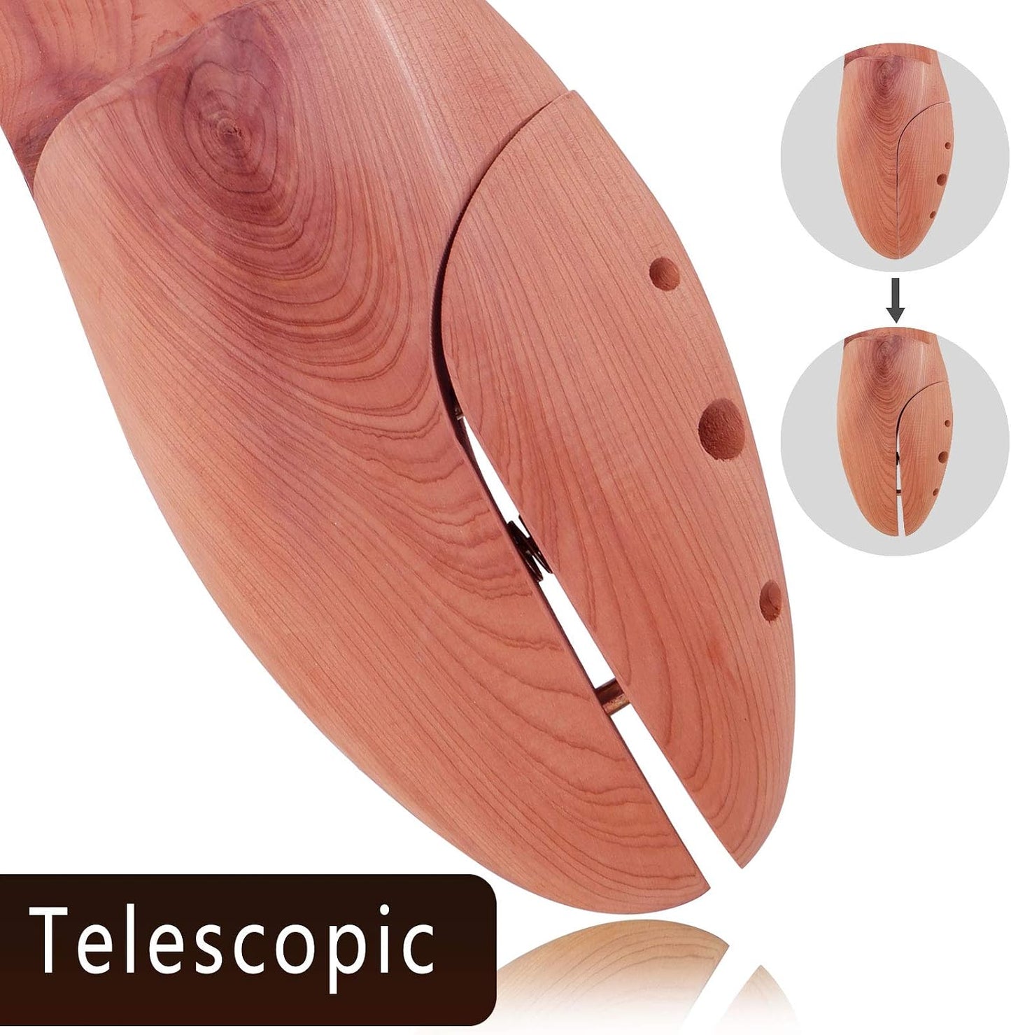 Cedar Space Cedar Shoe Trees for Men — 2-Pack