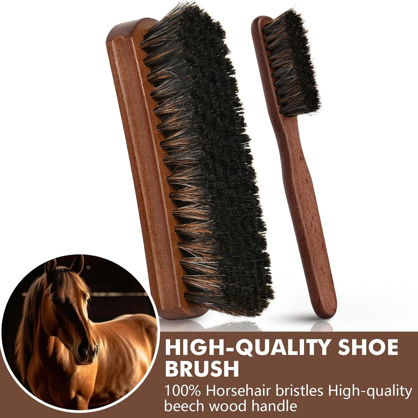 Henviro Leather Shoe Polish Care Kit — Complete Shine Set