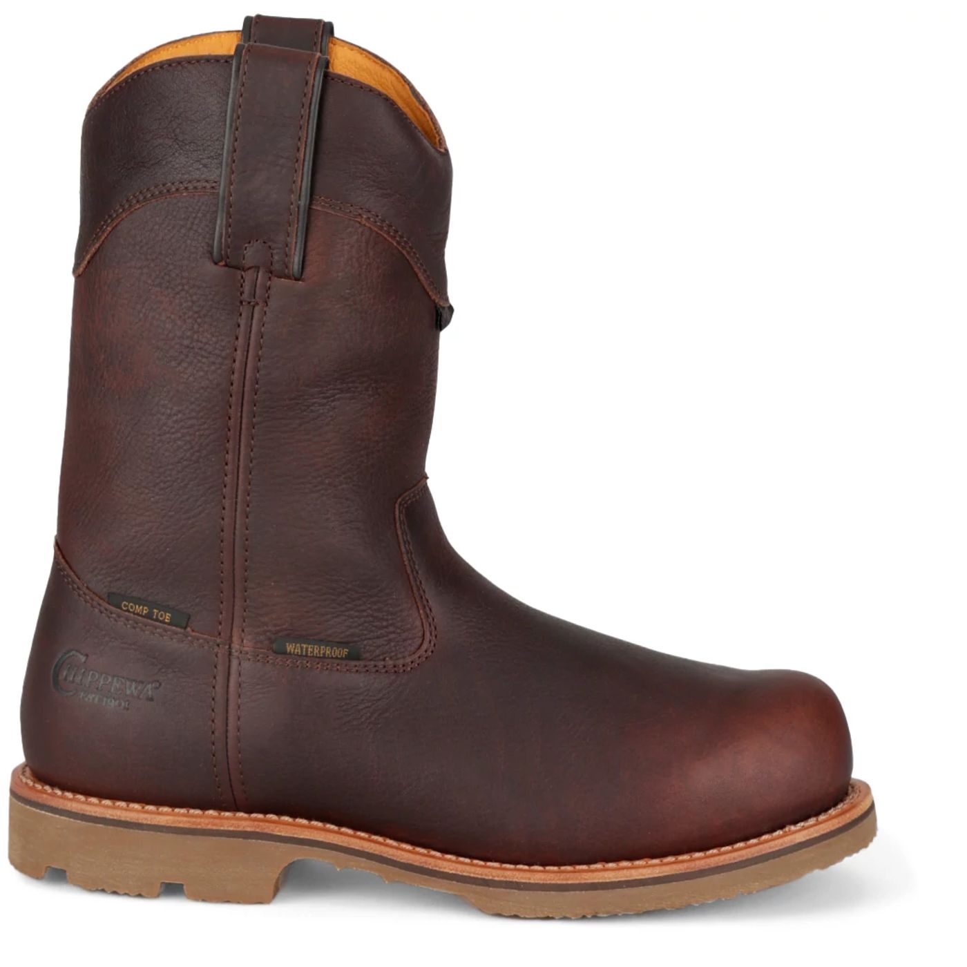Chippewa Men's Serious Plus 10" Waterproof Comp Toe Met Guard - Briar Oiled (72331) - View 3