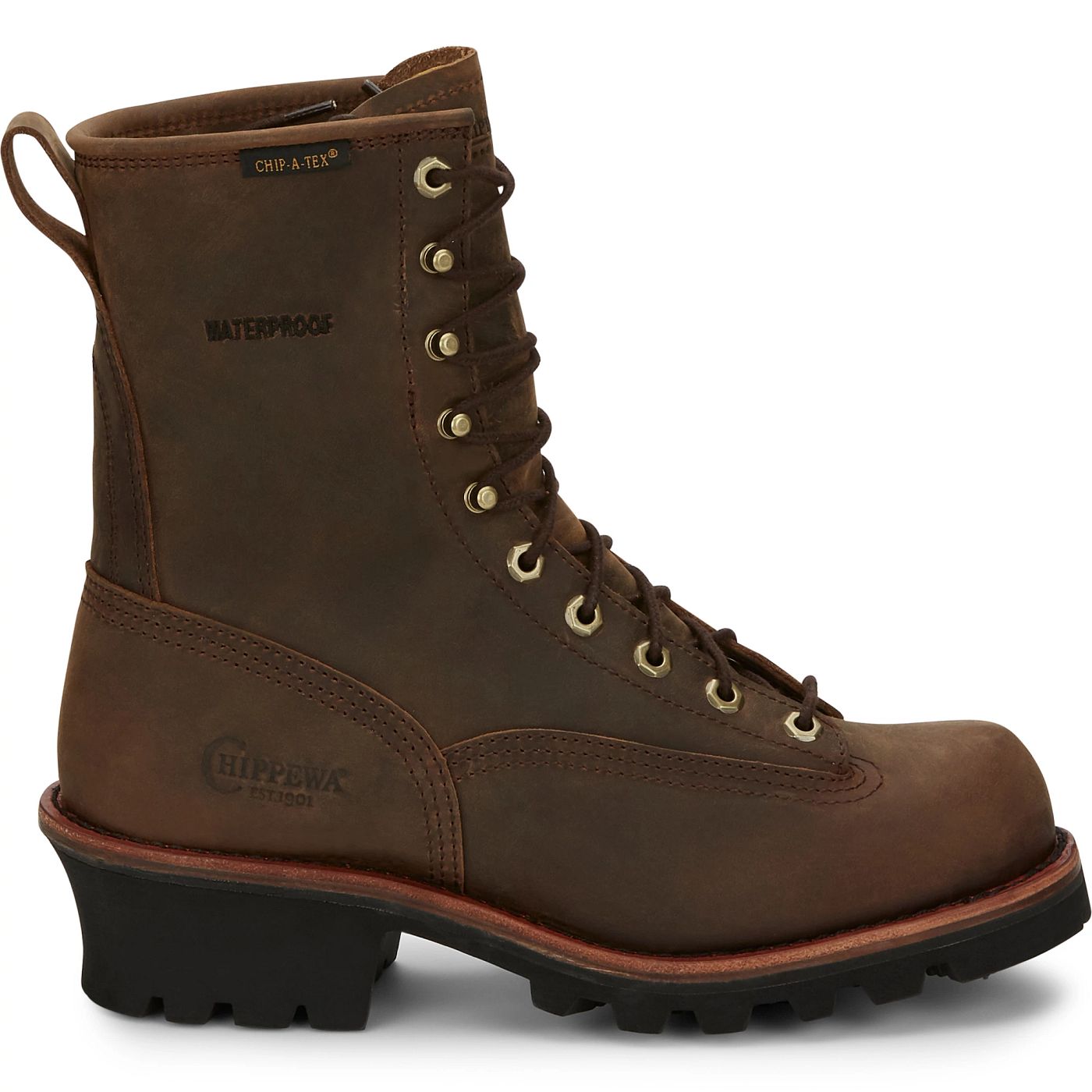 Chippewa Women's Paladin 8" Waterproof Logger - Bay Apache (73100) - View 3